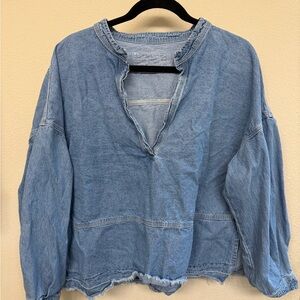 🎉🎉Denim Long Sleeve - Never Worn!